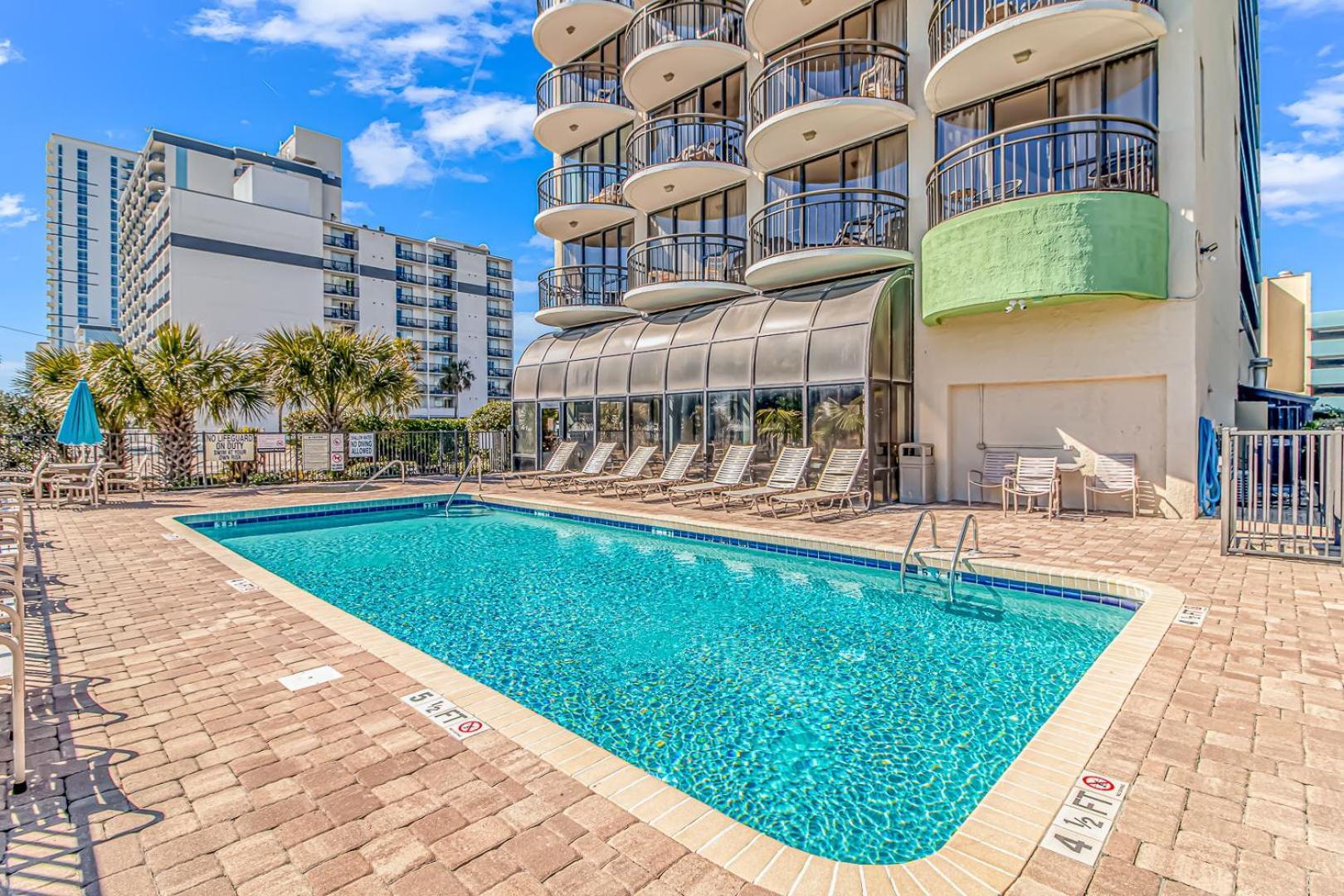 Ocean View Double Suite! Sleeps 4 Meridian Plaza 705 Myrtle Beach Extérieur photo