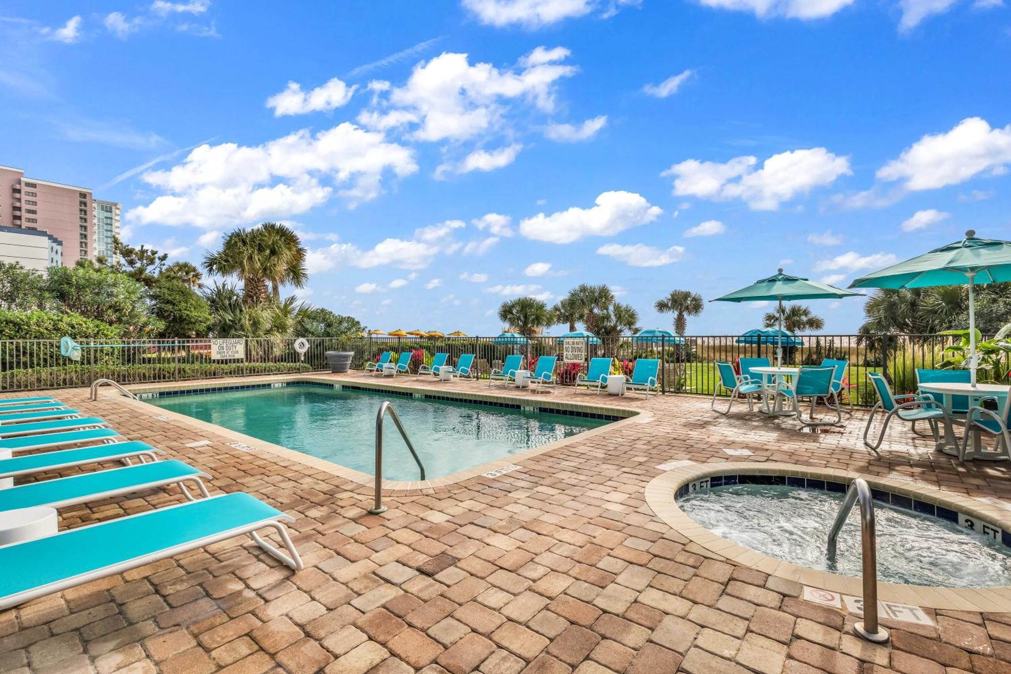 Ocean View Double Suite! Sleeps 4 Meridian Plaza 705 Myrtle Beach Extérieur photo