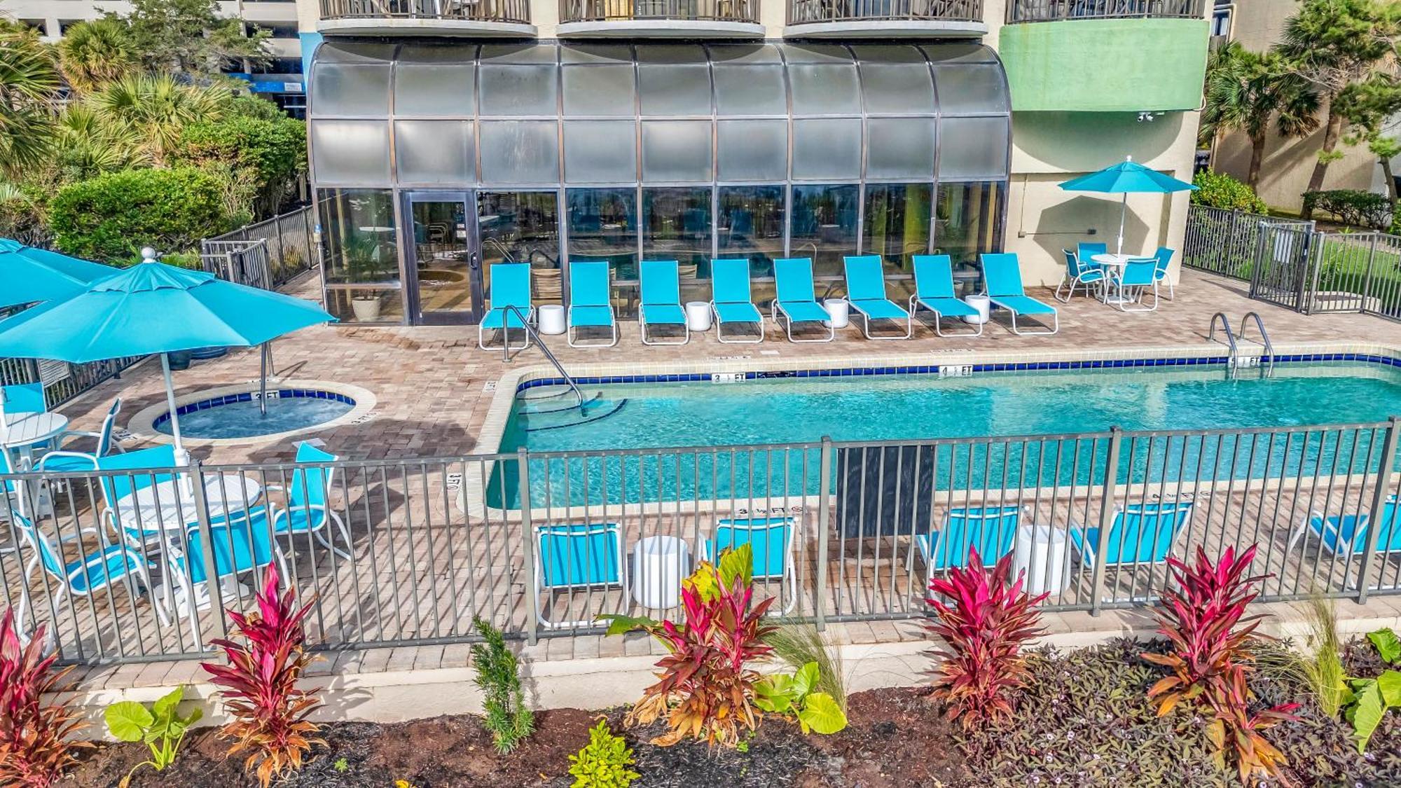 Ocean View Double Suite! Sleeps 4 Meridian Plaza 705 Myrtle Beach Extérieur photo