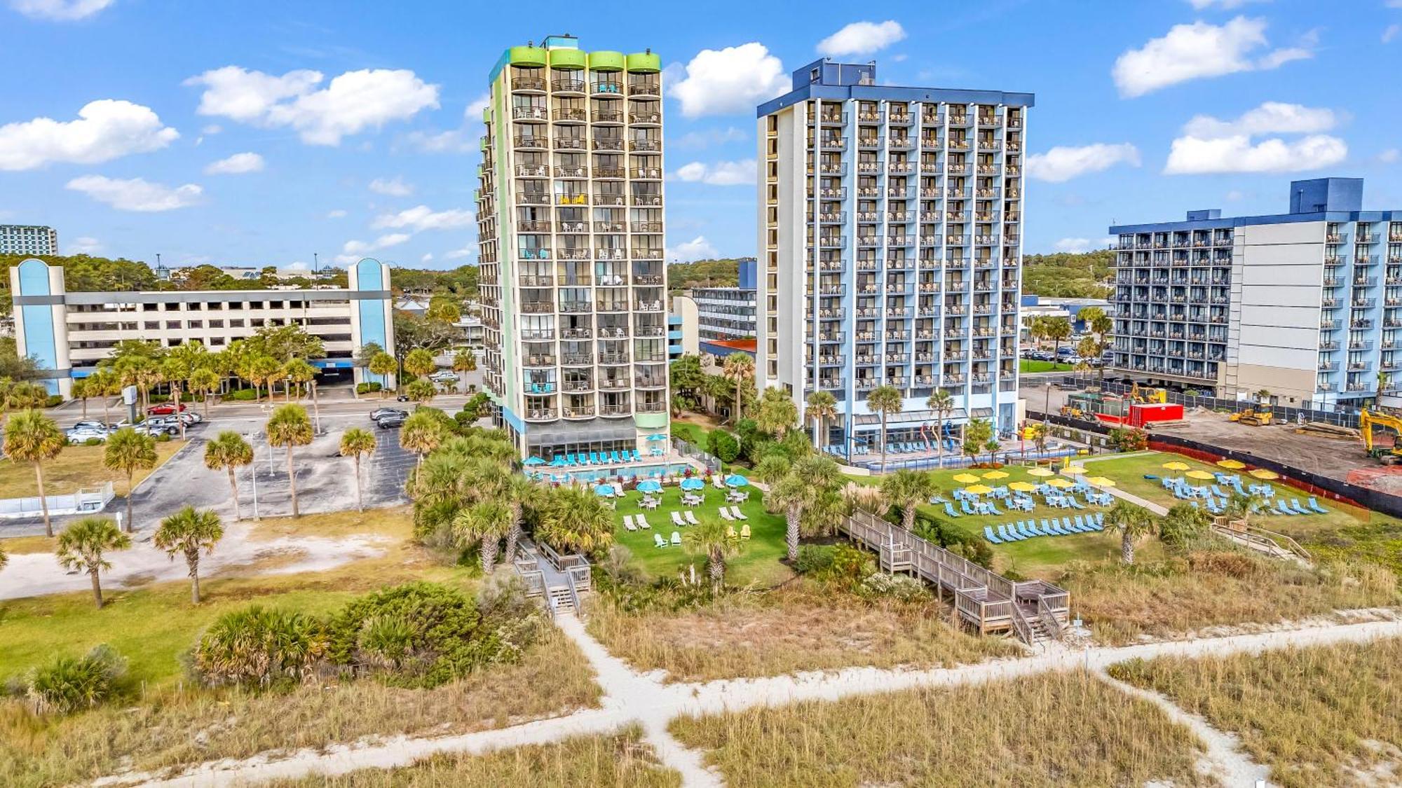Ocean View Double Suite! Sleeps 4 Meridian Plaza 705 Myrtle Beach Extérieur photo