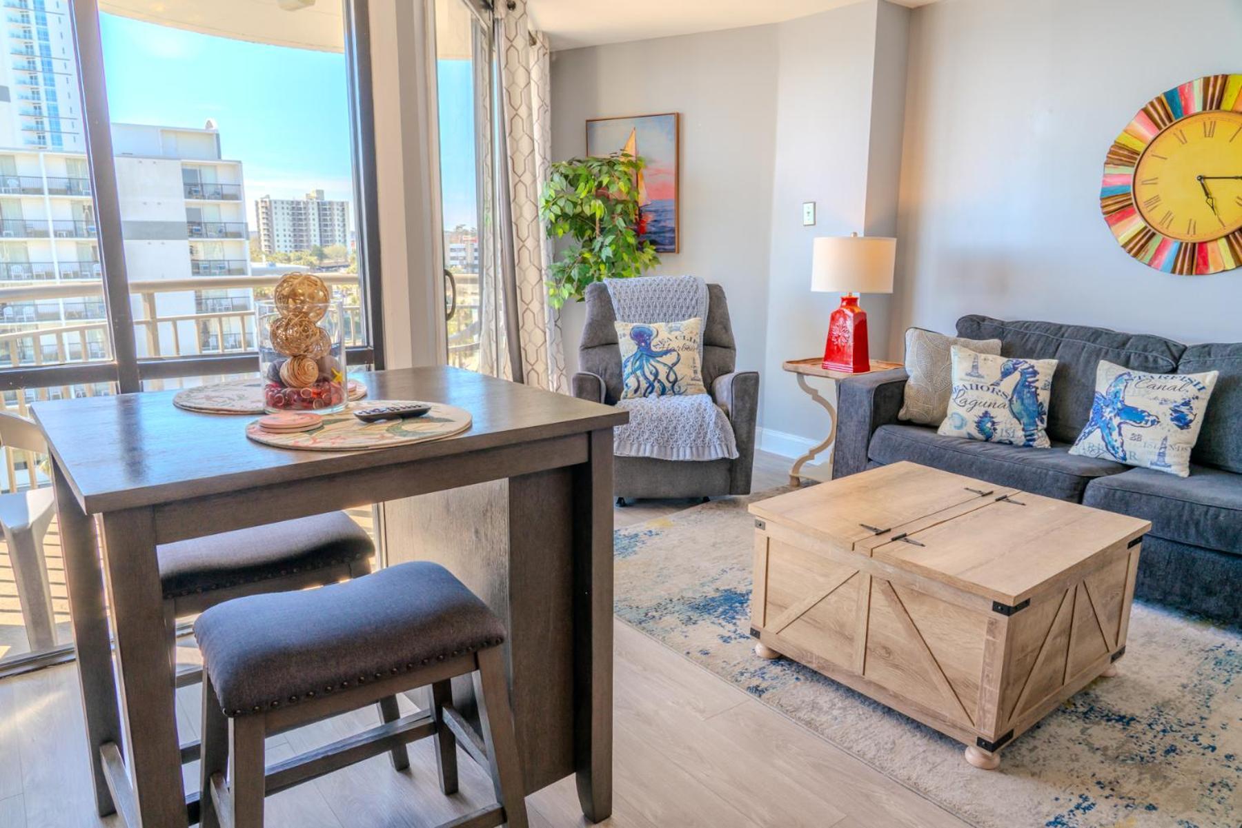 Ocean View Double Suite! Sleeps 4 Meridian Plaza 705 Myrtle Beach Extérieur photo